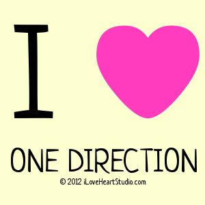 Love  Direction on Home    Gallery    I  Love Heart    One Direction